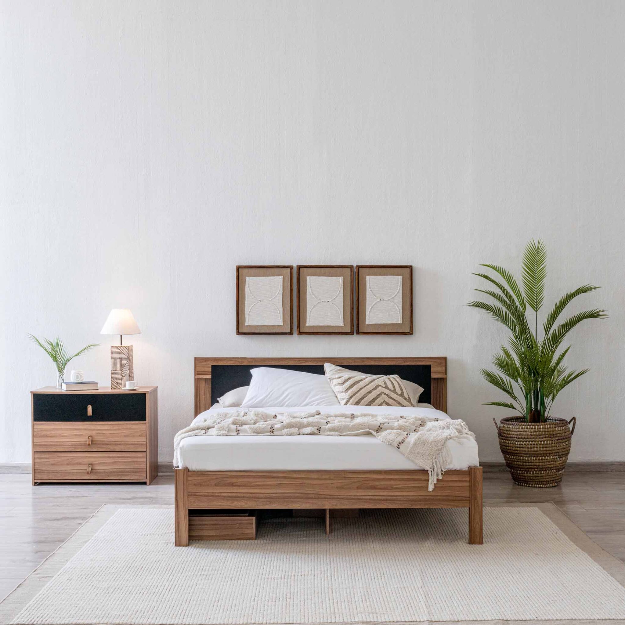 Lit Valencia 160x200 Cm Avec Panneau