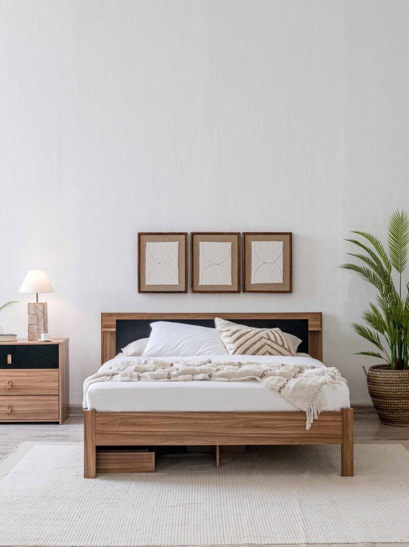 Lit Valencia 160x200 Cm Avec Panneau